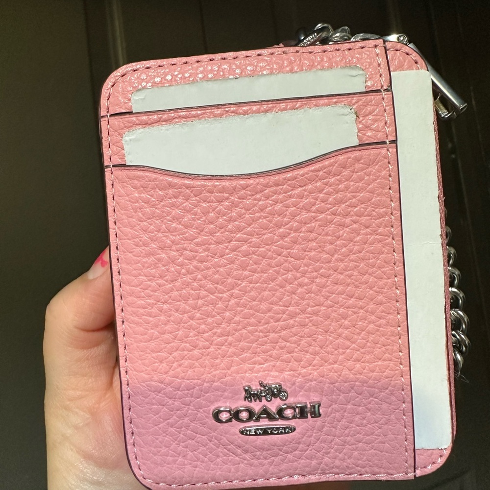 Coach flower Pink Wallet